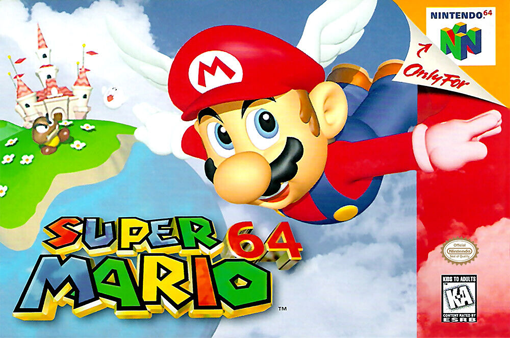 Super Mario 64 Box Art